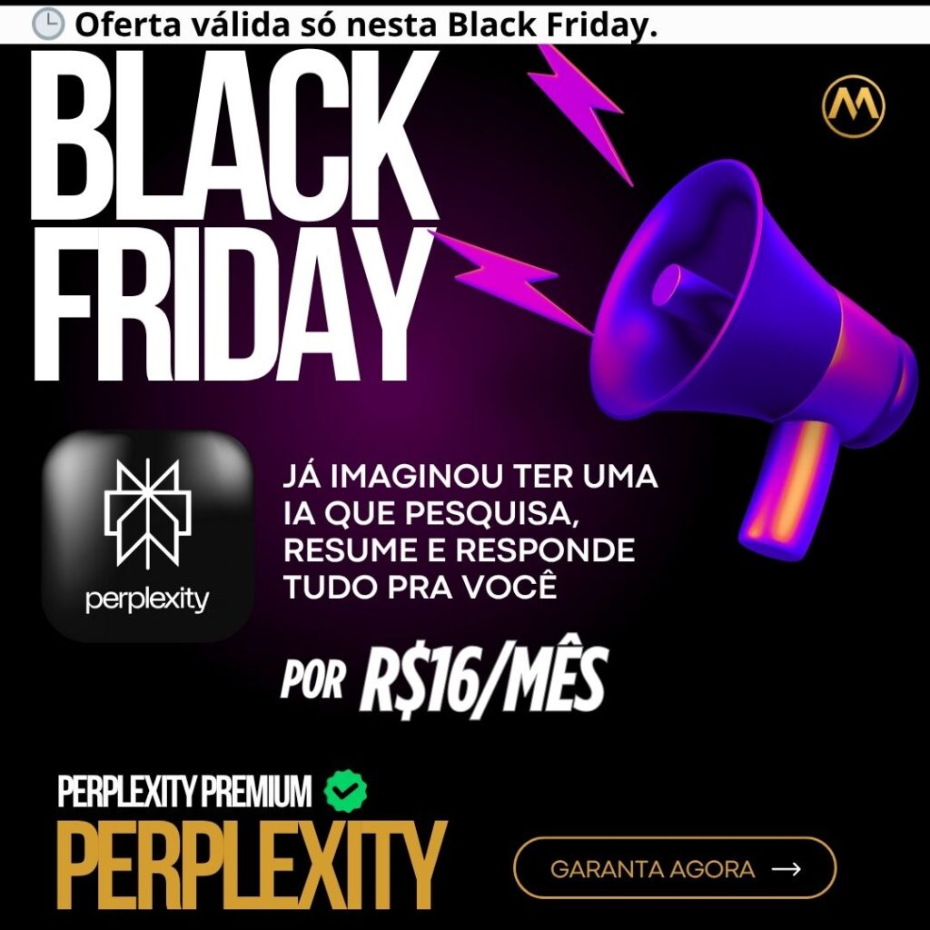 BLACK FRIDAY DO PERPLEXITY PRO