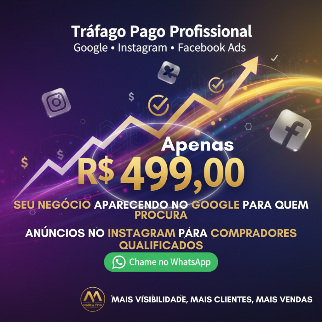 Tráfego Pago para Pequenos Negócios: O Guia para aparecer no Google e vender mais em 2025