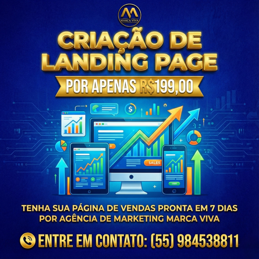 criação de landing page